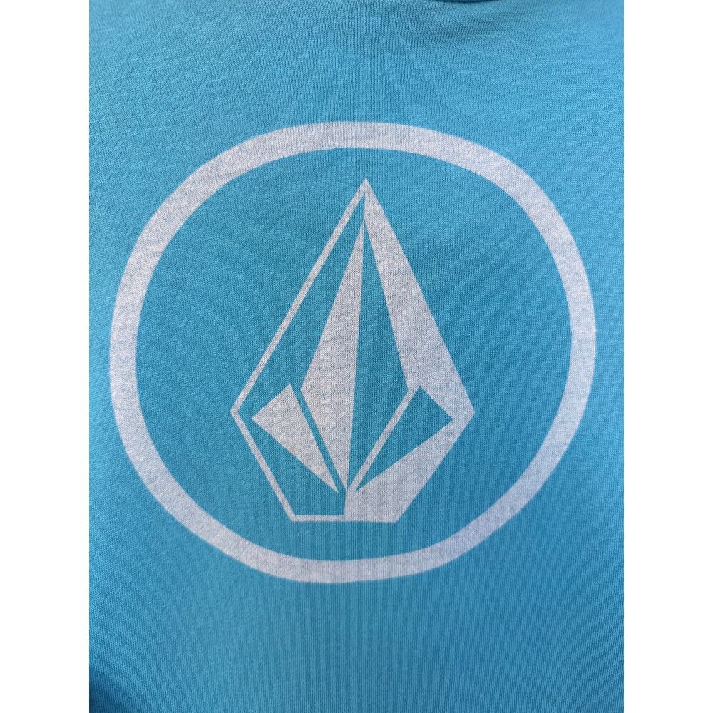 Volcom Pullover Hoodie Mens XL Blue Graphic Skate Surf Streetwear Sweatshirt - Picture 4 of 5